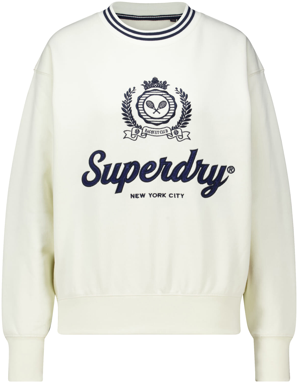 Superdry Sweater Country Club Wit