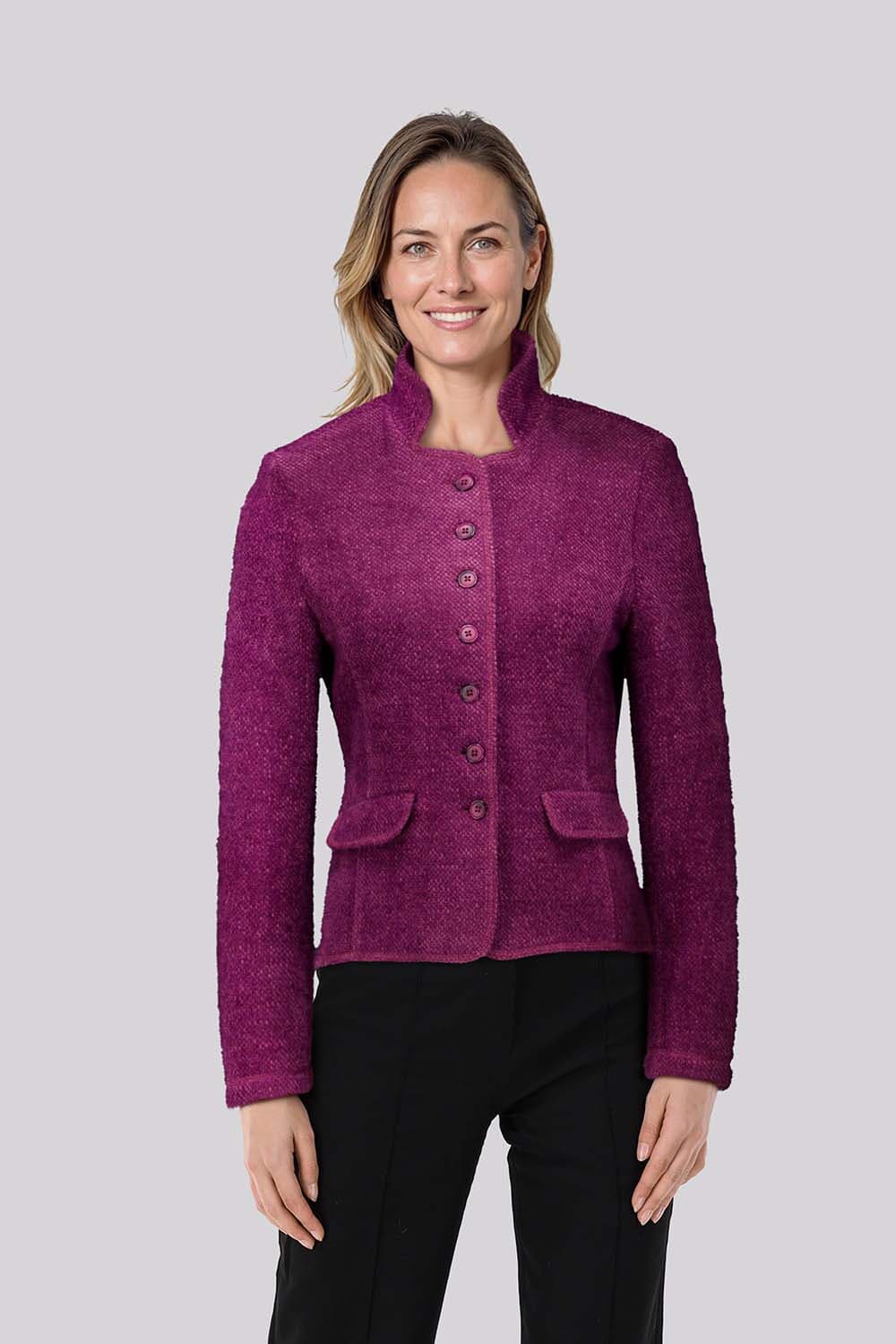 B Three Blazer Maartje Bordeaux Rood
