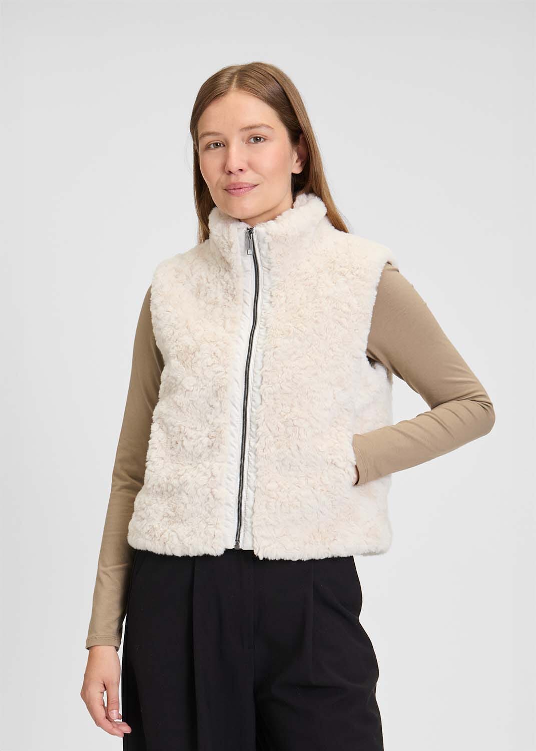Covered Bodywarmer Cleo Off White