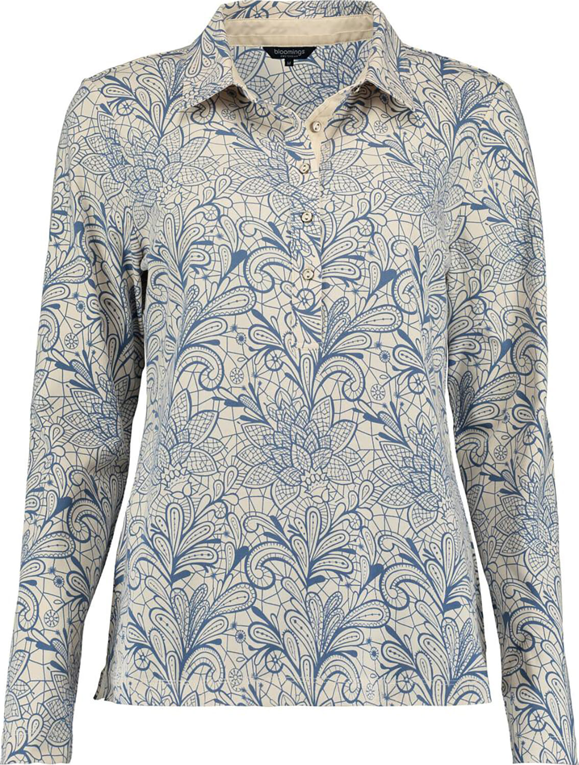 Bloomings Polo ls Blauw