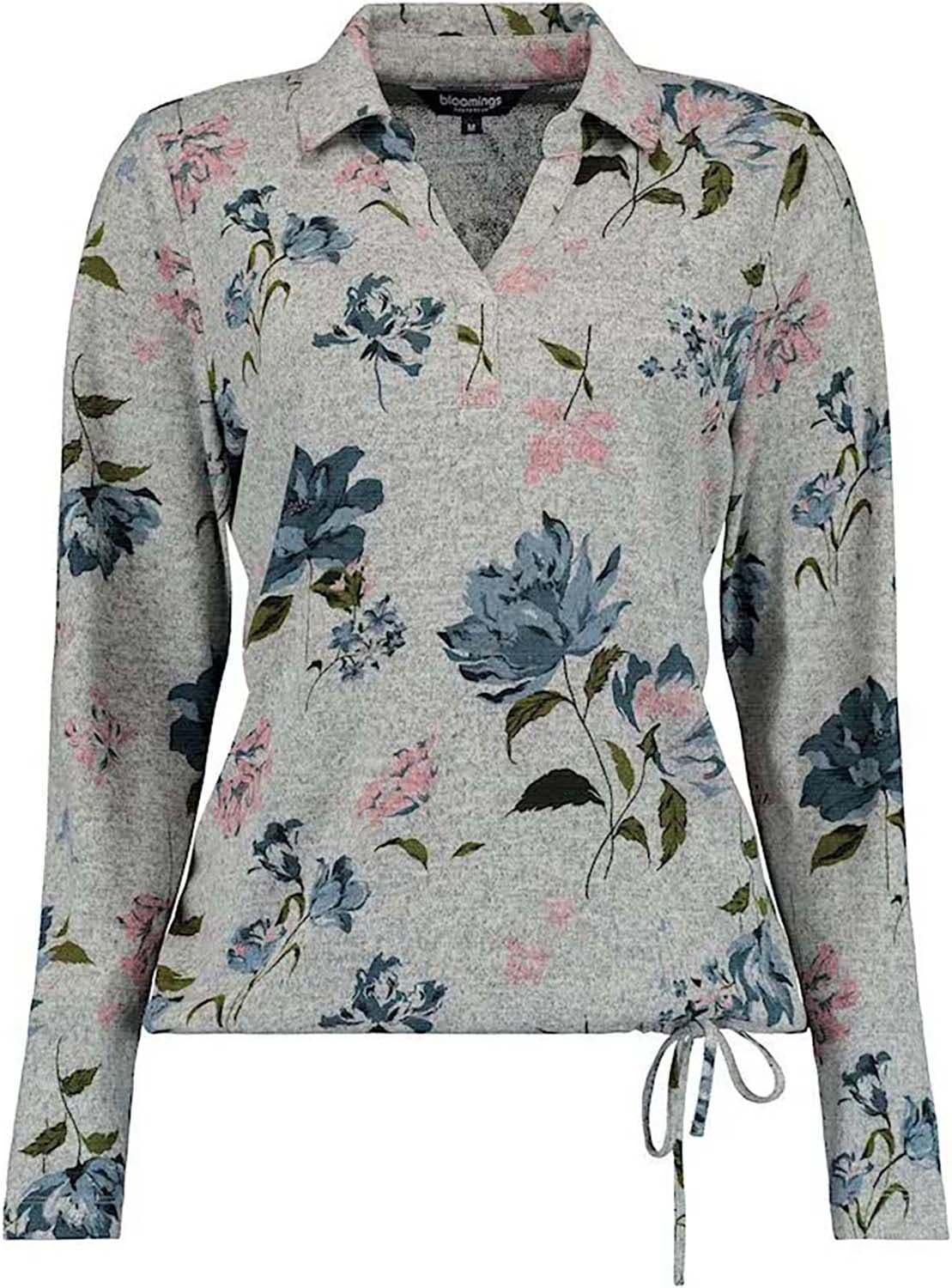 Bloomings Top Grijs