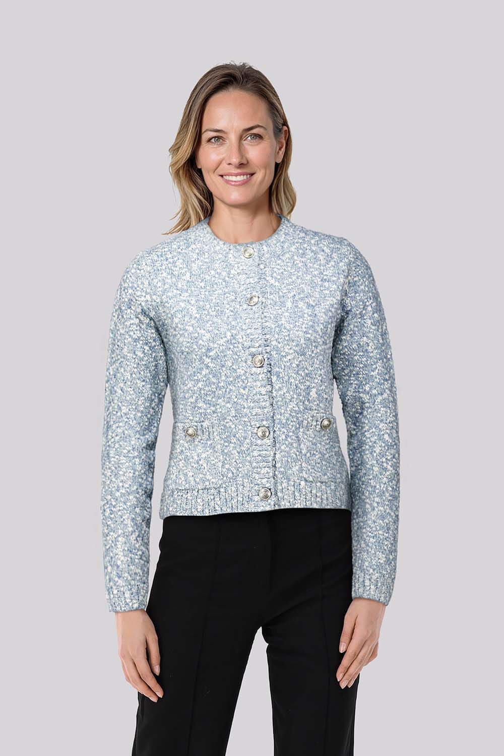 Bloomings Vest  Blauw