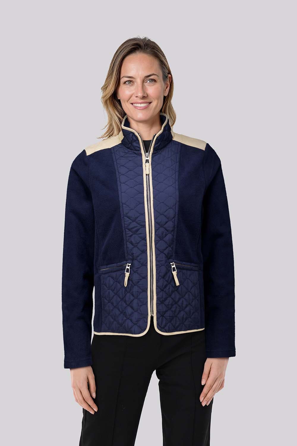 Bloomings Fleece Jas Navy
