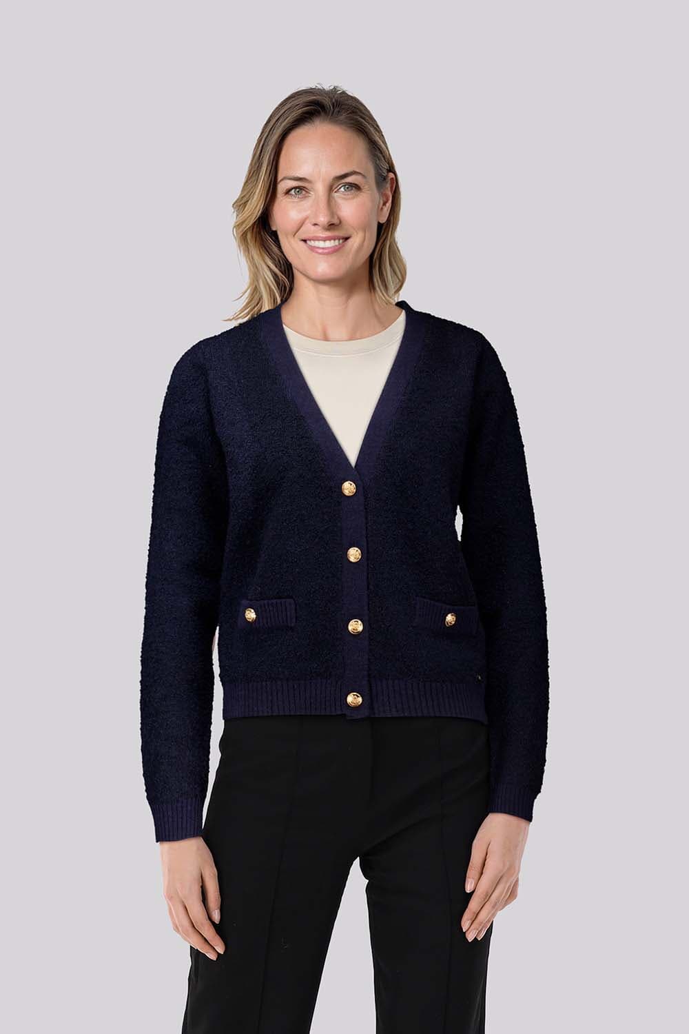 HV Society Vest Kiani Blauw