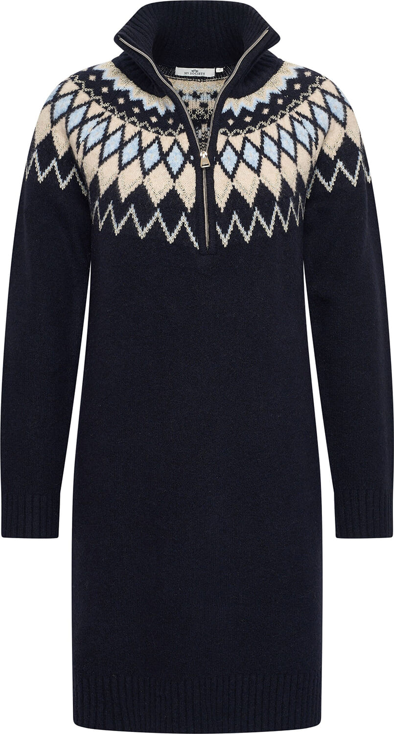 HV Society Jurk Nurya Blauw