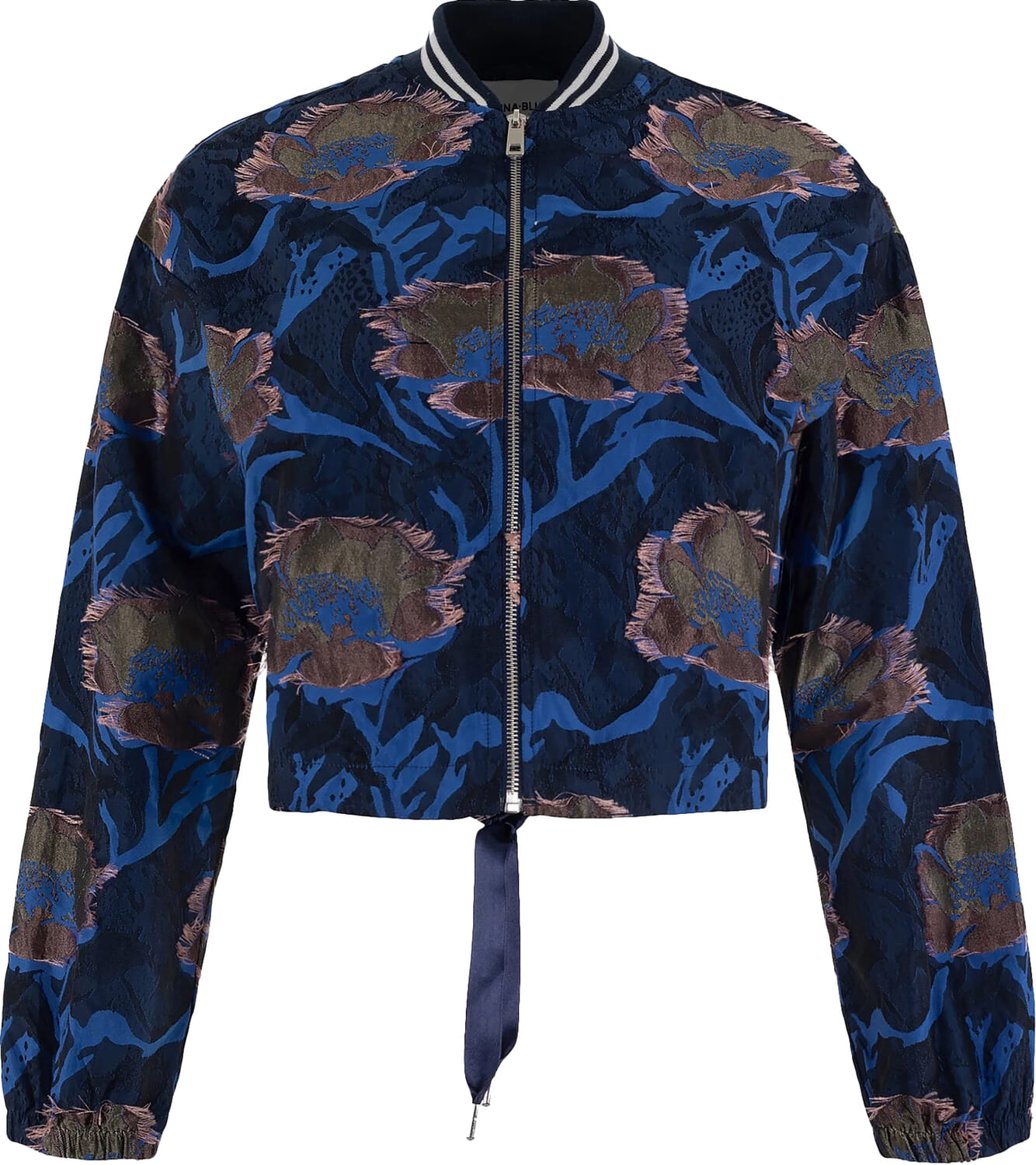 Anna Blue Blazer Crush Blauw