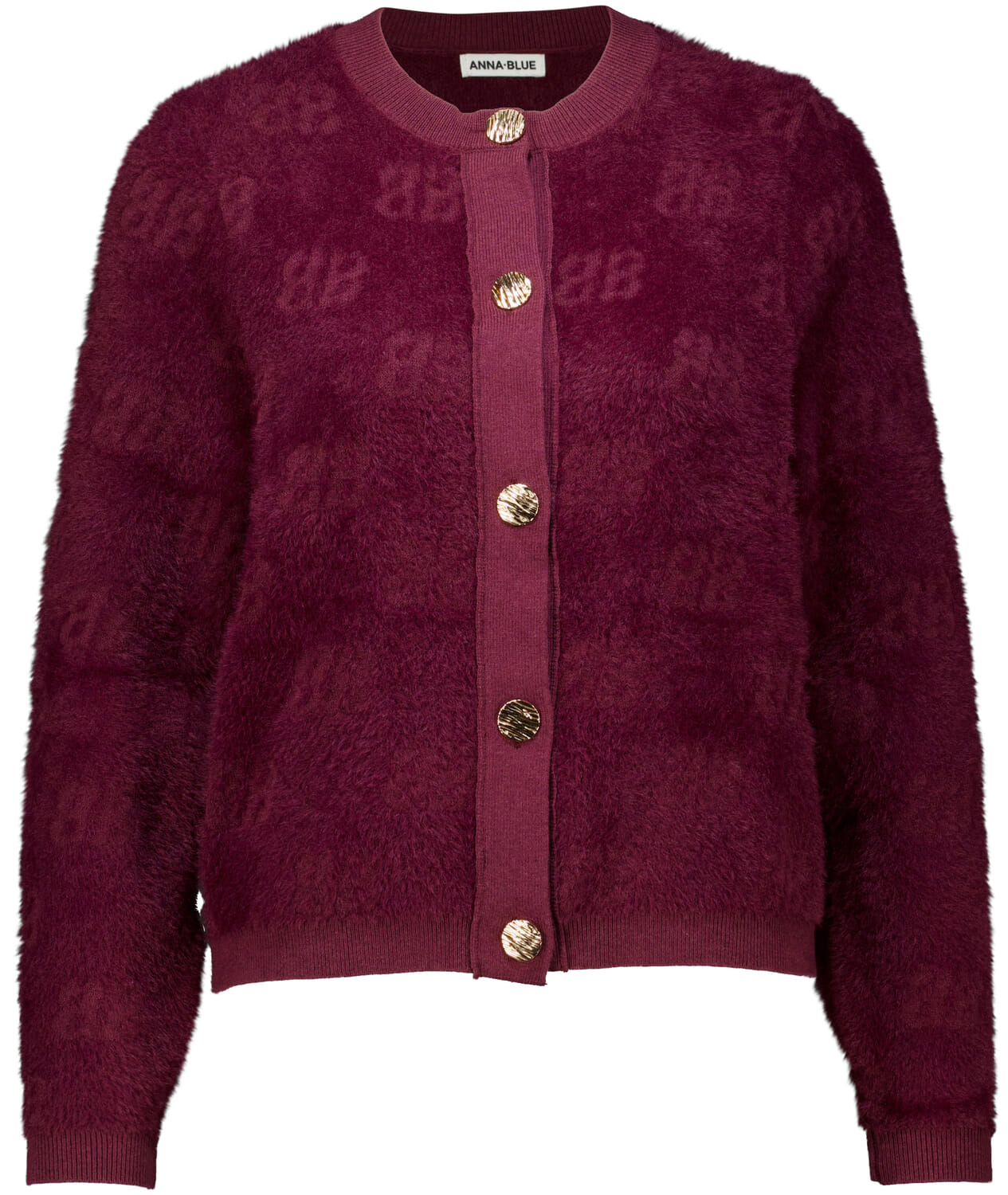 Anna Blue Vest TweedyB Bordeaux Rood