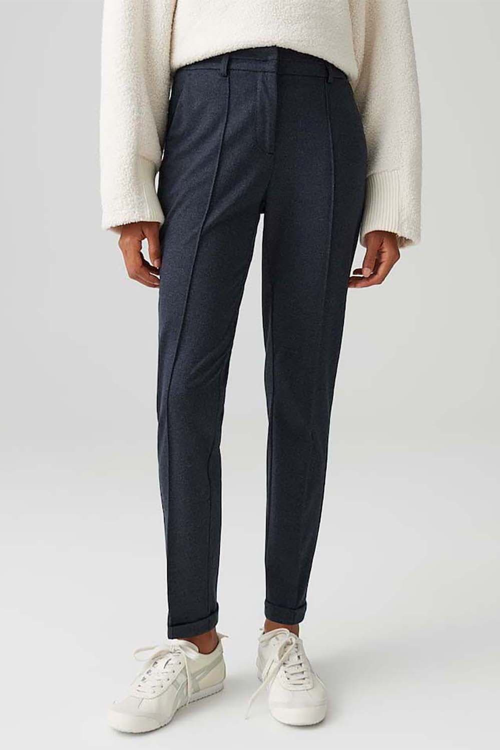Opus Pantalon Melina Blauw