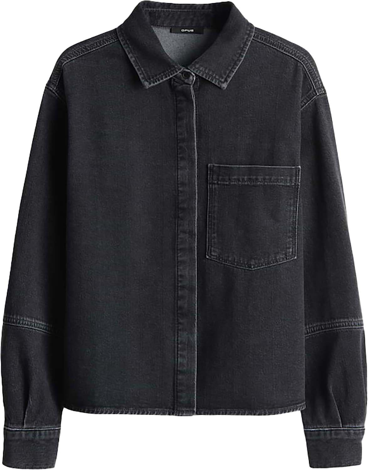 Opus Blouse Femori denim  Grijs
