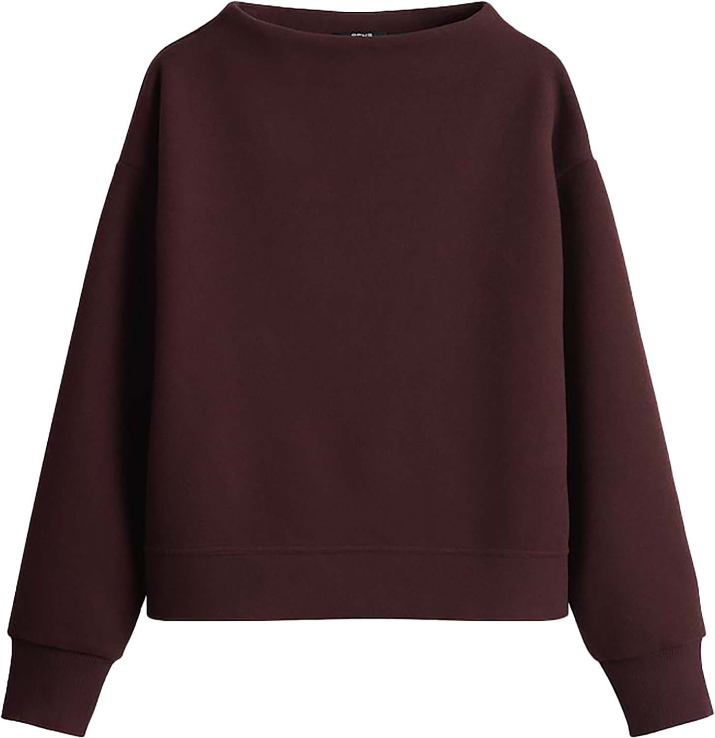 Opus Sweater Gruger Bordeaux Rood