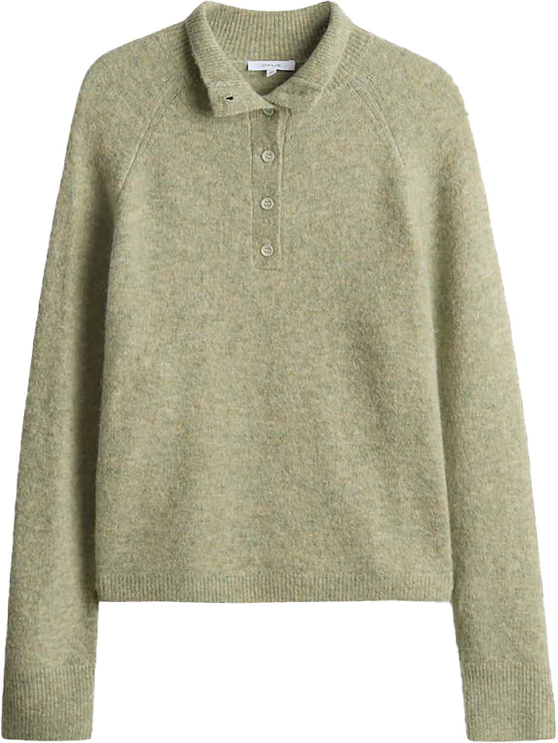 Opus Gebreide Trui Plutton Lime