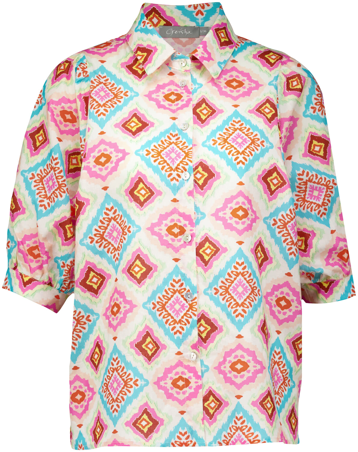 Geisha Blouse 3/4 sleeve Roze
