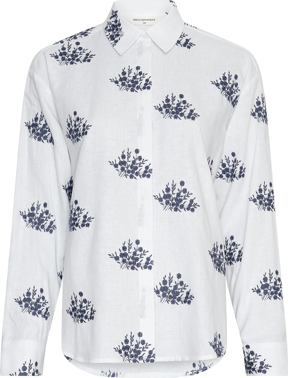 MSCH Copenhagen Blouse Ryan Conella EMB Blauw