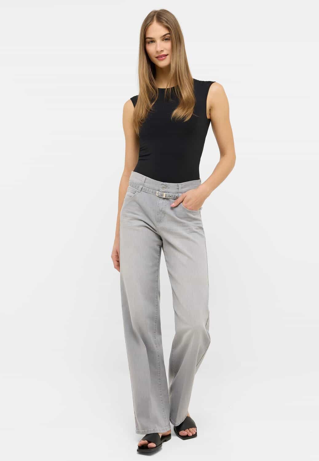 Angels Jeans Liz Belt Grijs