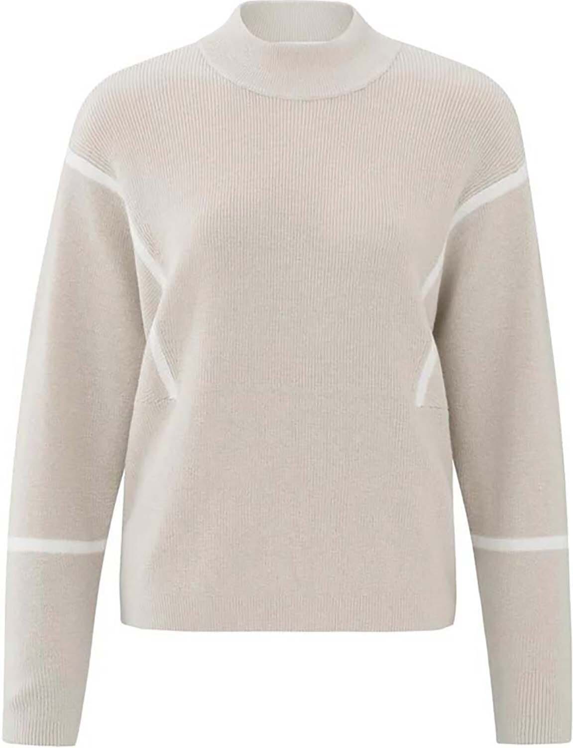Yaya Trui met subtiele strepen Beige