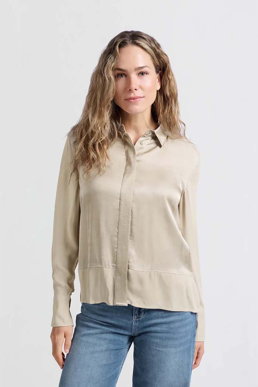 Yaya Blouse Grijs