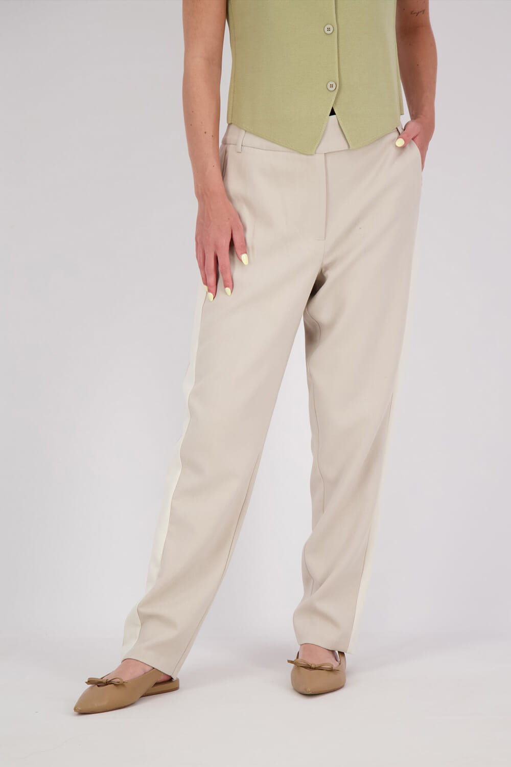 Yaya Pantalon Beige