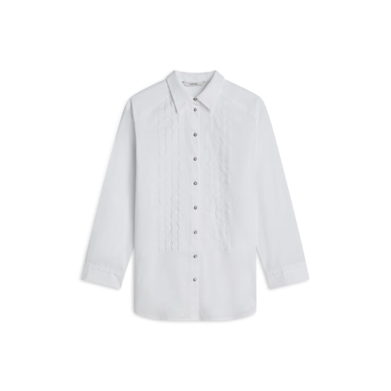 Summum Blouse Party Poplin Wit