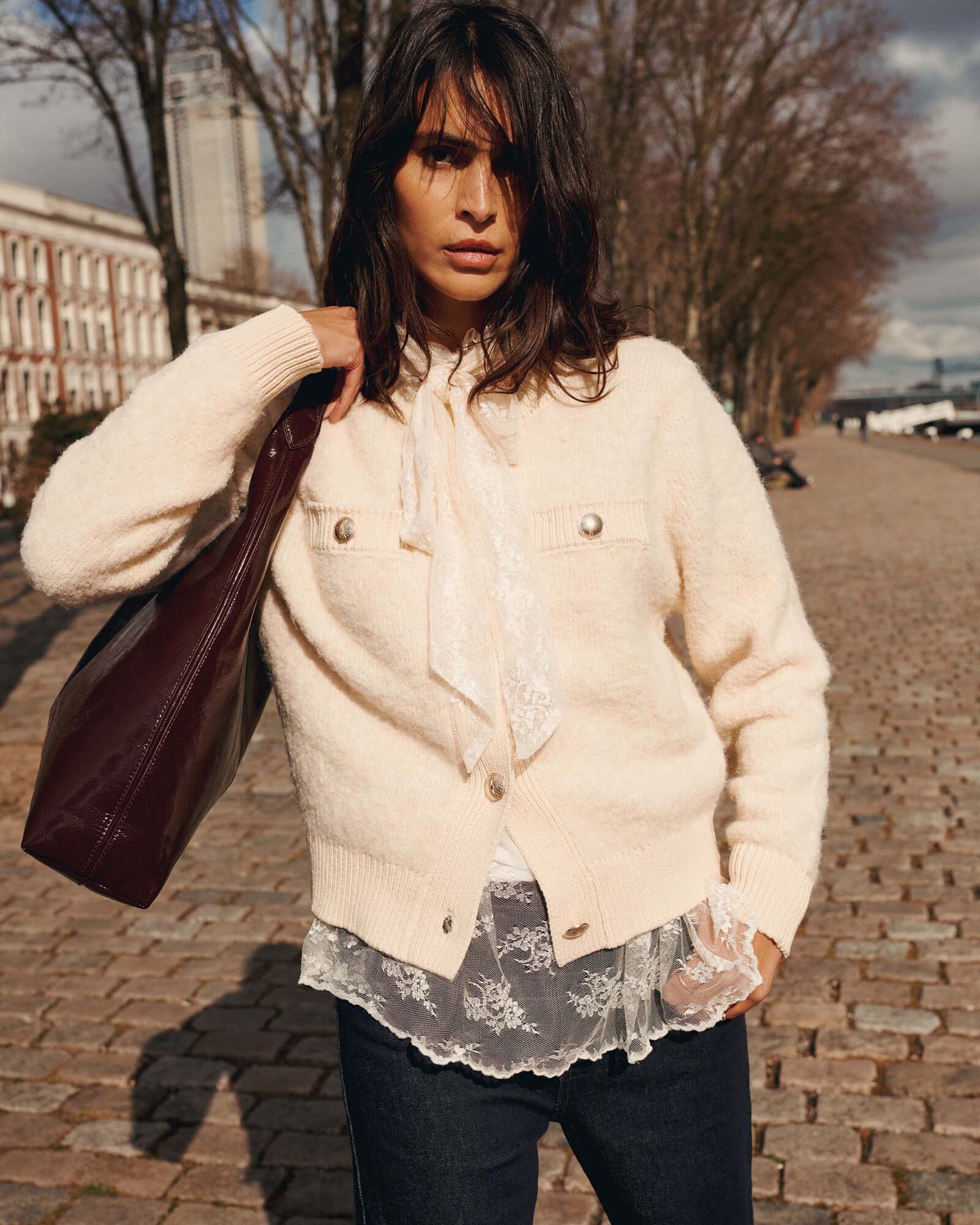 Summum Vest Boucle Off White