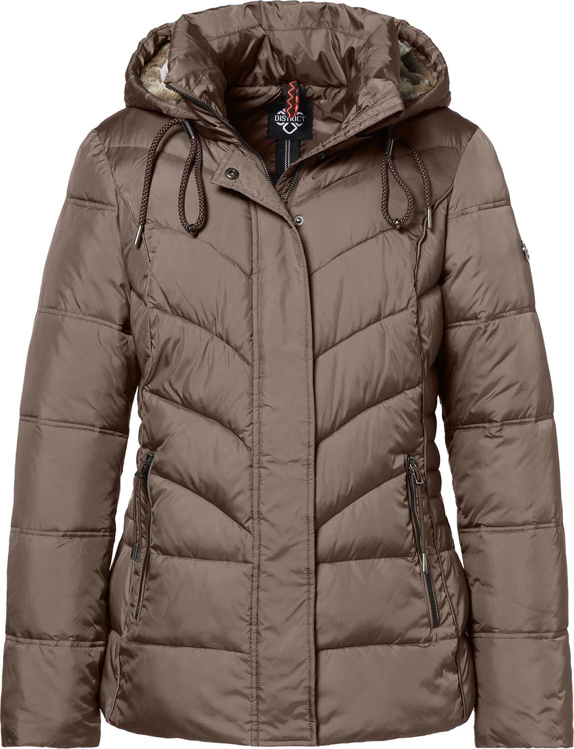District Gewateerde Jas Montana Bruin