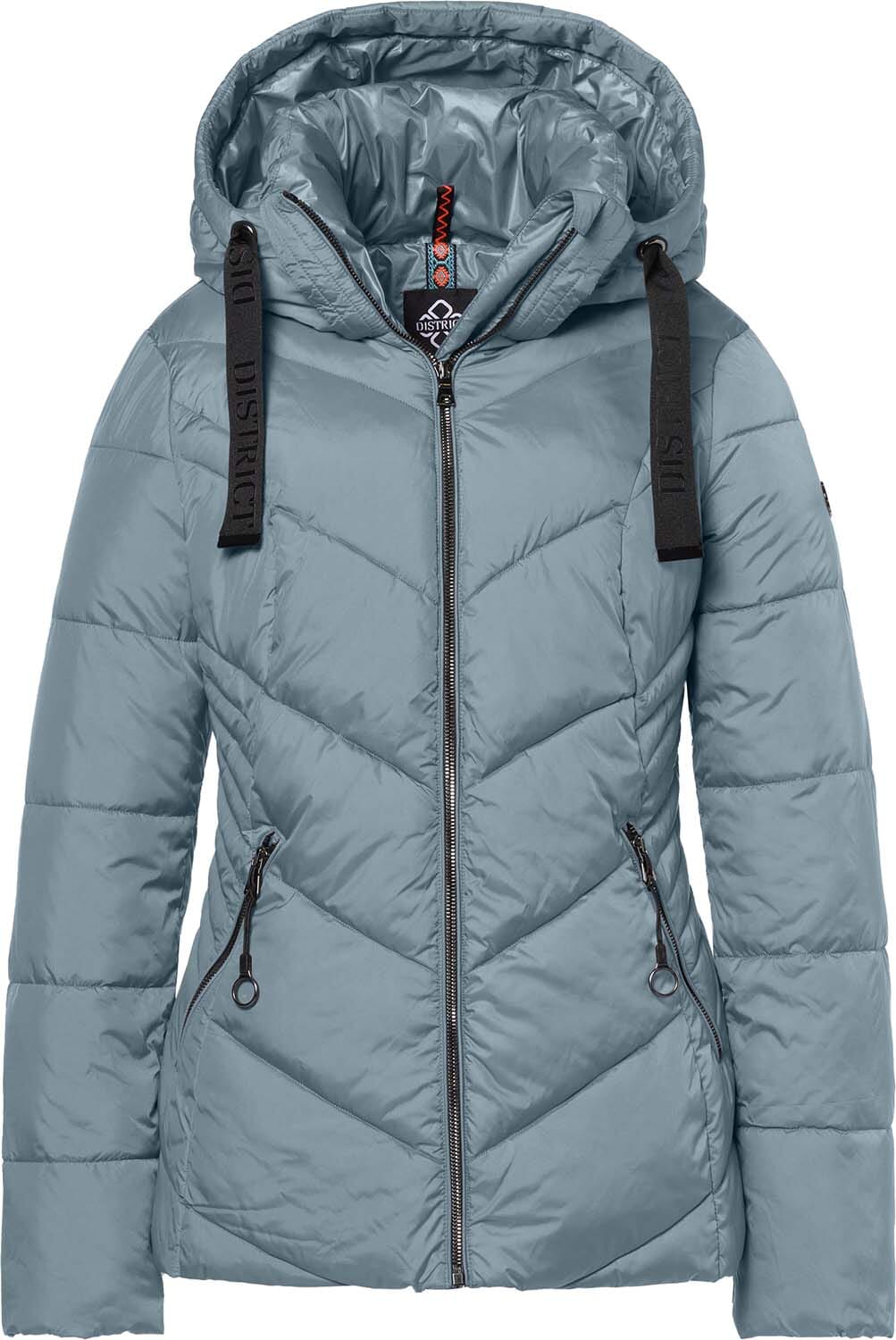 District Gewatteerde Jas Val Thorens Blauw