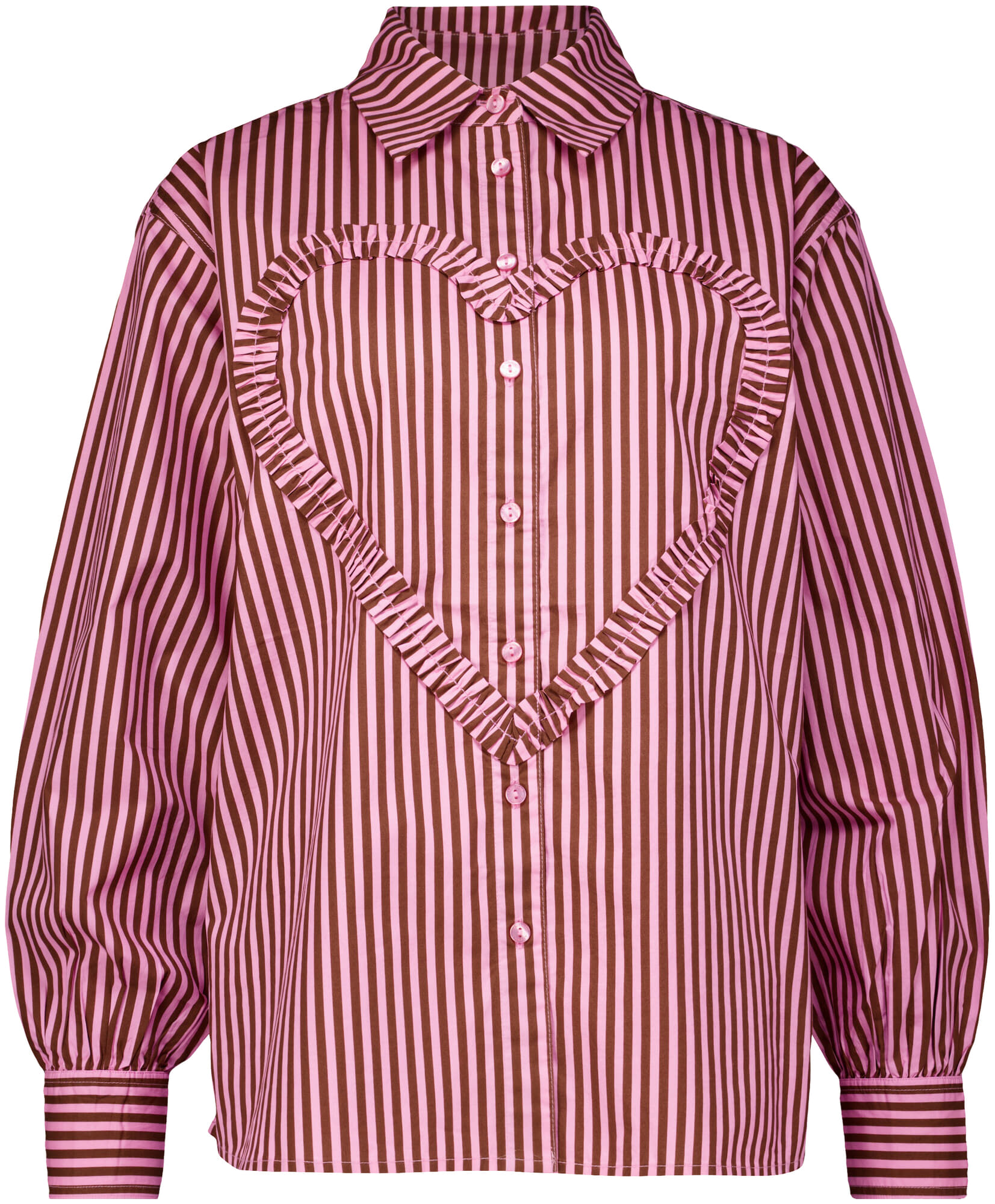 Fabienne Chapot Blouse Alex Heart  Bruin