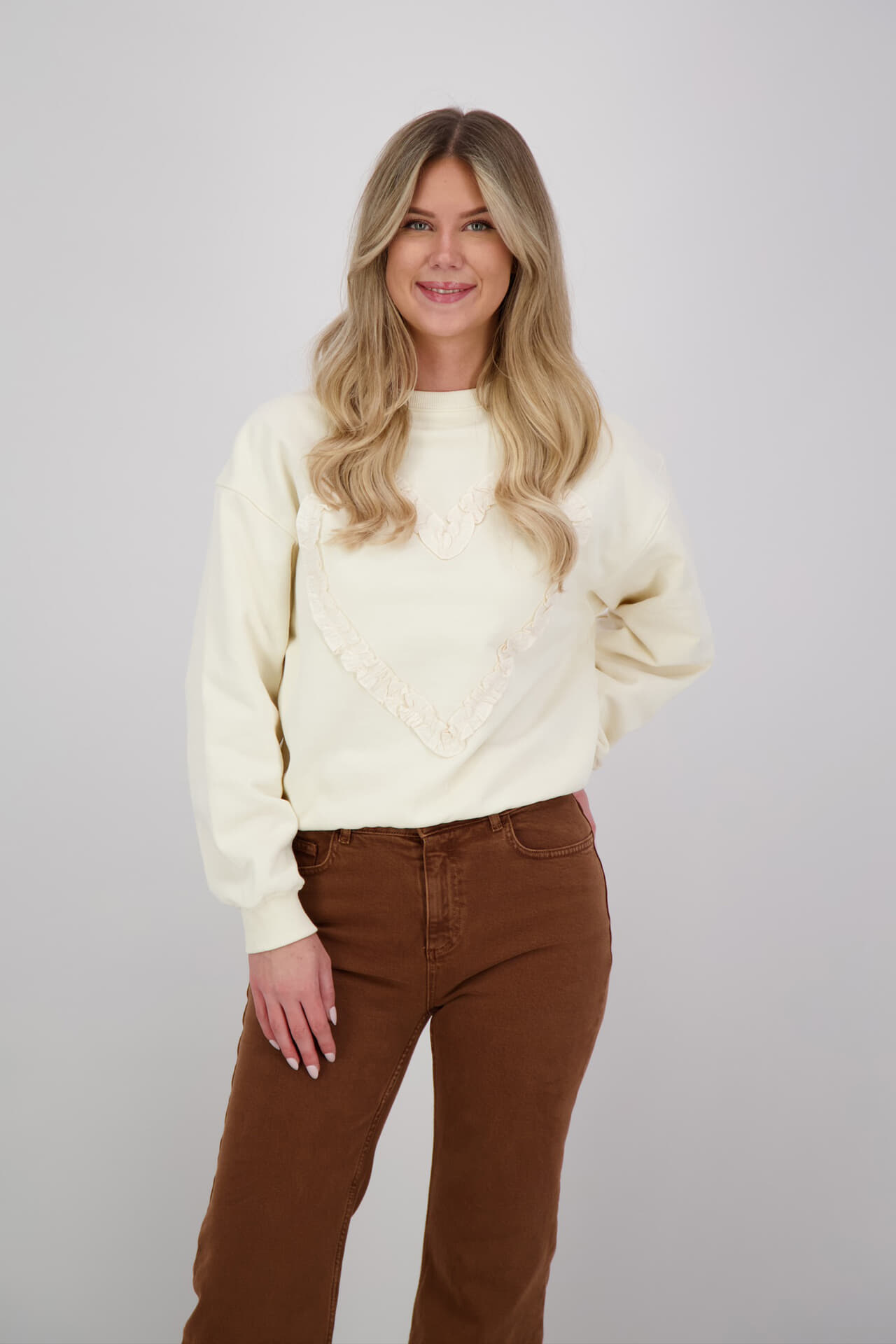 Fabienne Chapot Sweater Archie Heart  Off White