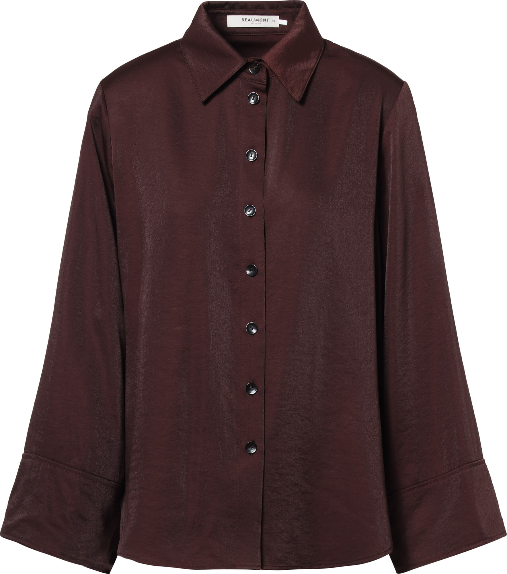 Beaumont Blouse Sem Bordeaux Rood