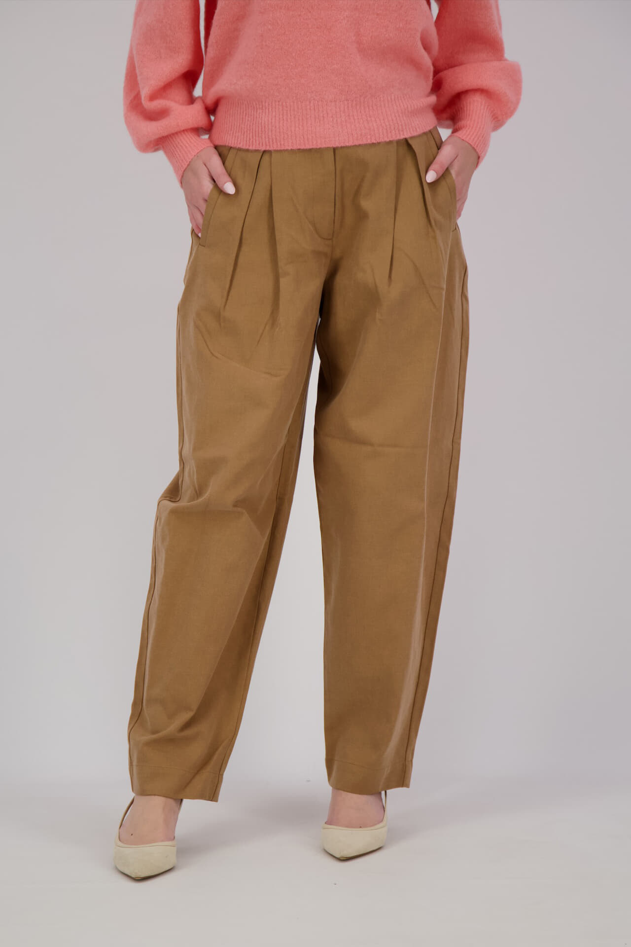 MSCH Copenhagen Pantalon Gweneth HW Bruin