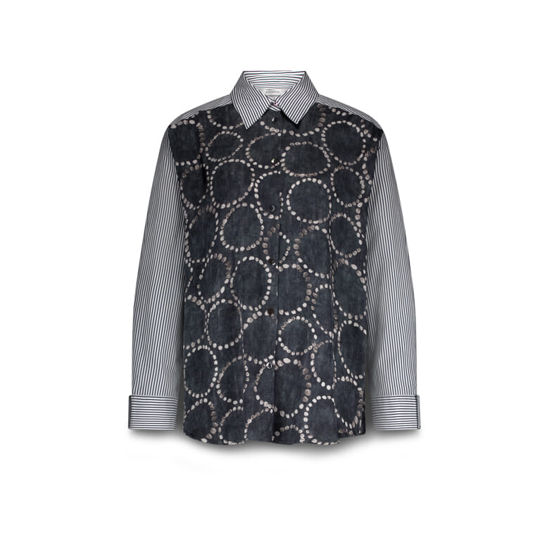 Summum Blouse All Over Print Blauw