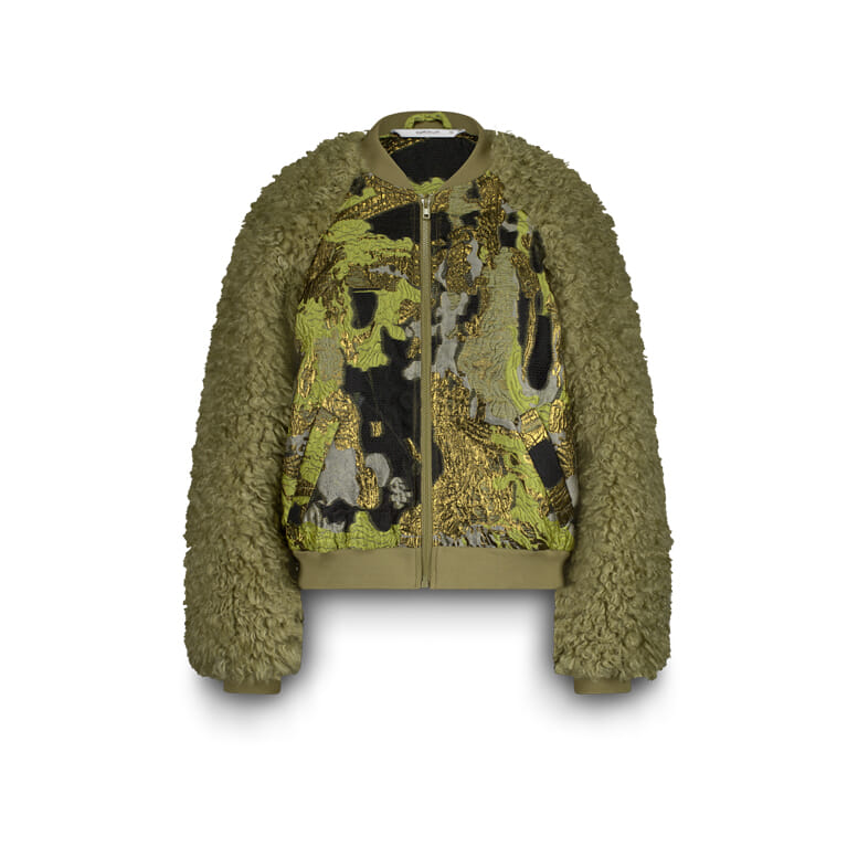 Summum Bomberjas Jacuard Teddy Mix Groen