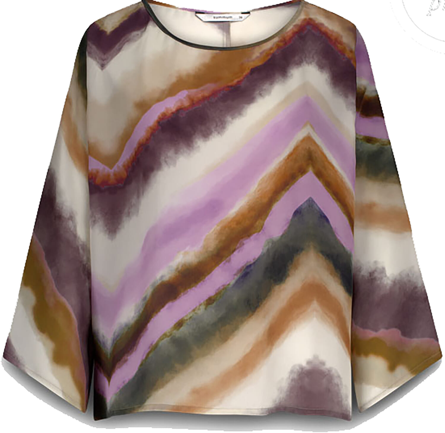 Summum Longsleeve Zigzag Print Multi