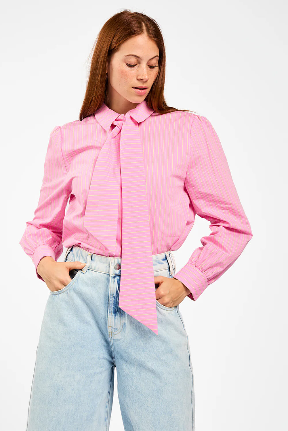 Aaiko Blouse Fenne Colored Stripe Multi