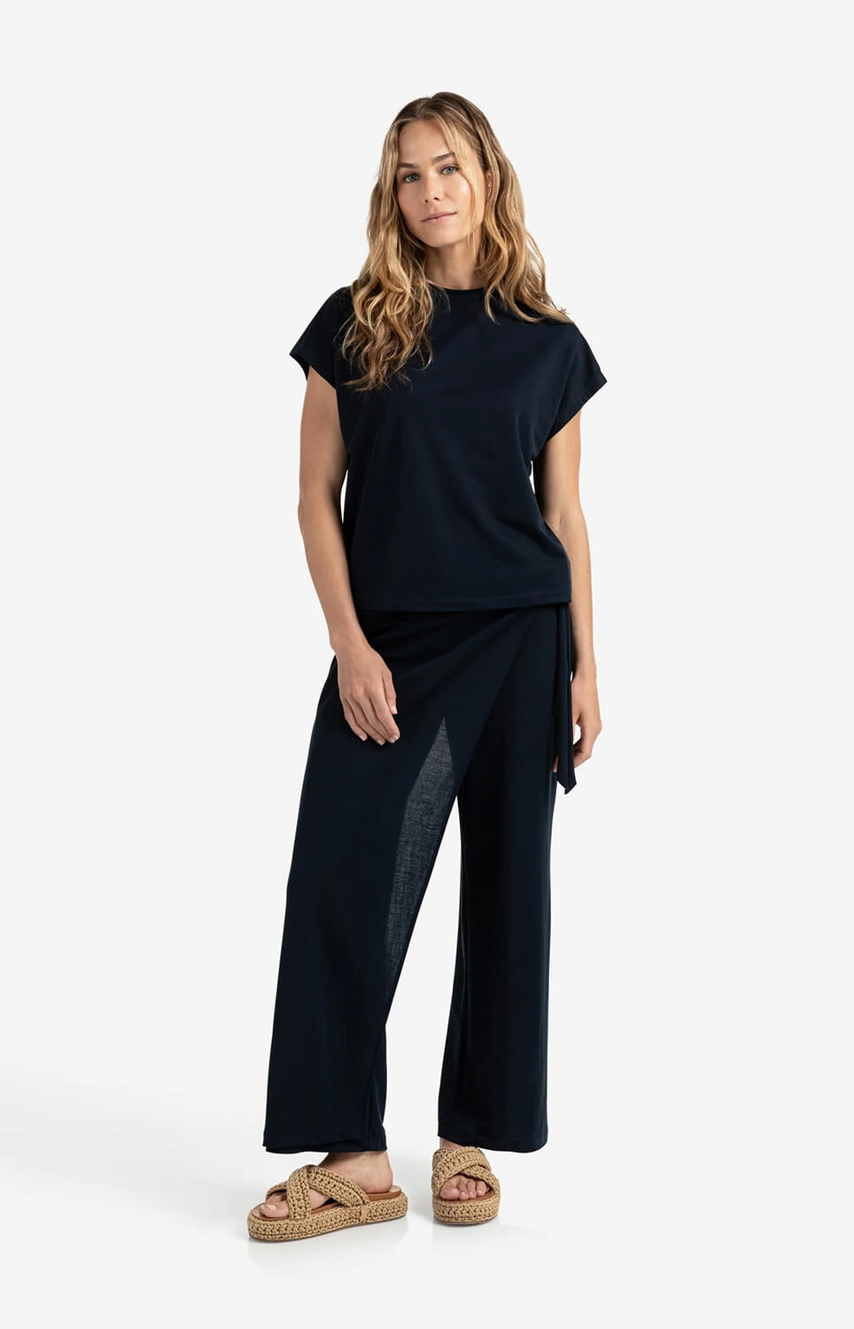 Yaya Pantalon Blauw