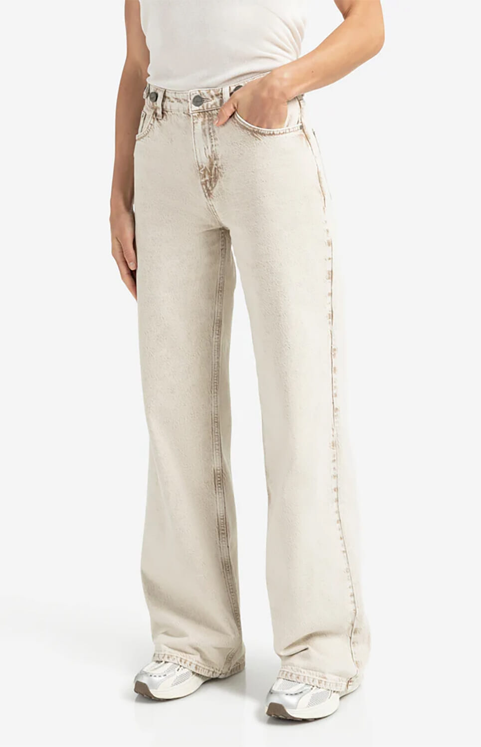 Yaya Jeans with turned-up Bruin