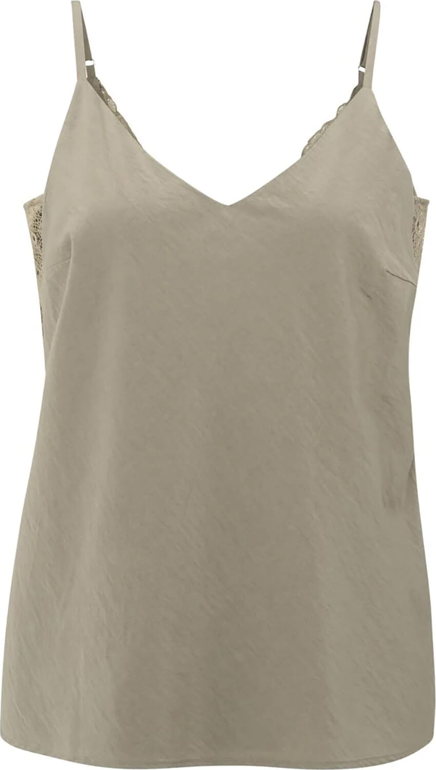 Yaya Top  Beige