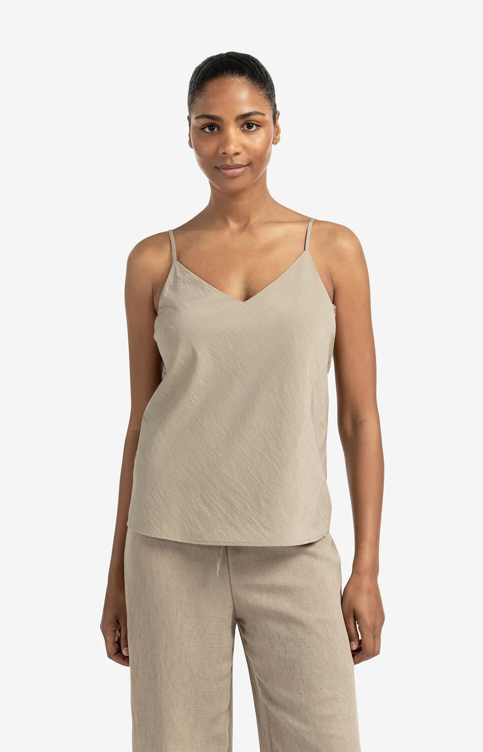 Yaya Top  Beige