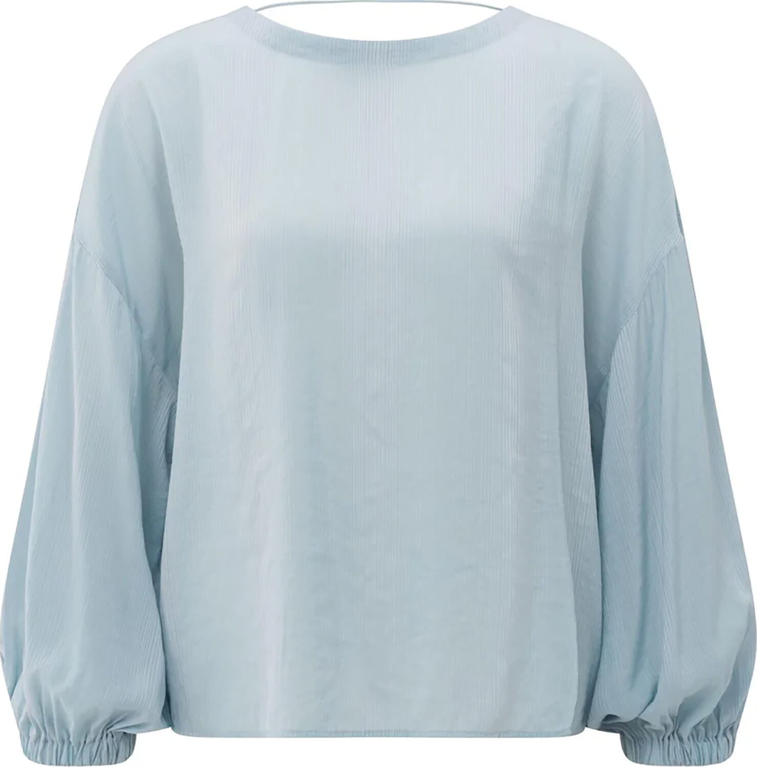 Yaya Longsleeve with low back Blauw