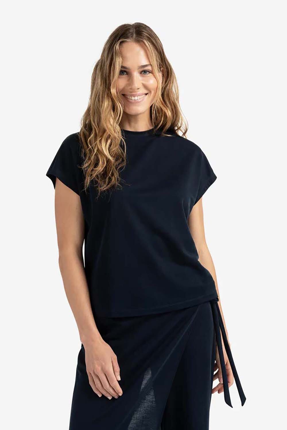 Yaya Top  Blauw