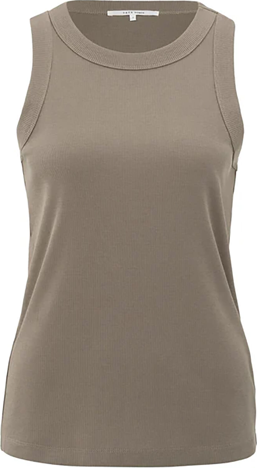 Yaya Singlet Ribbed Bruin