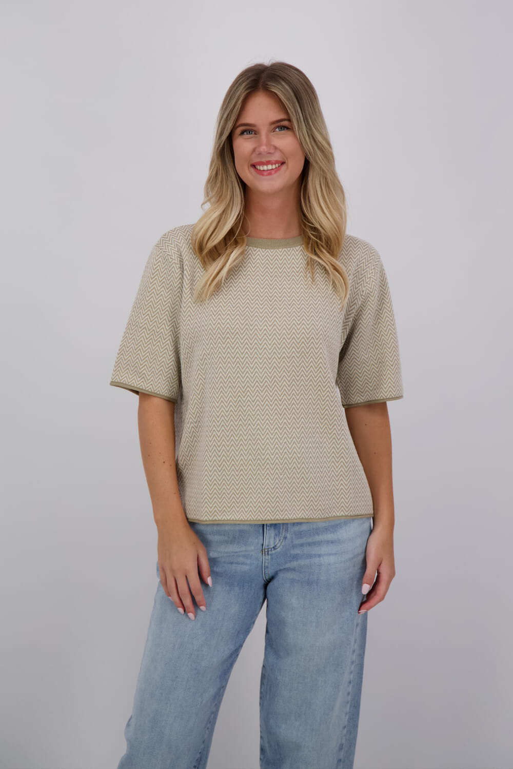 Yaya Trui Jacquard  Bruin