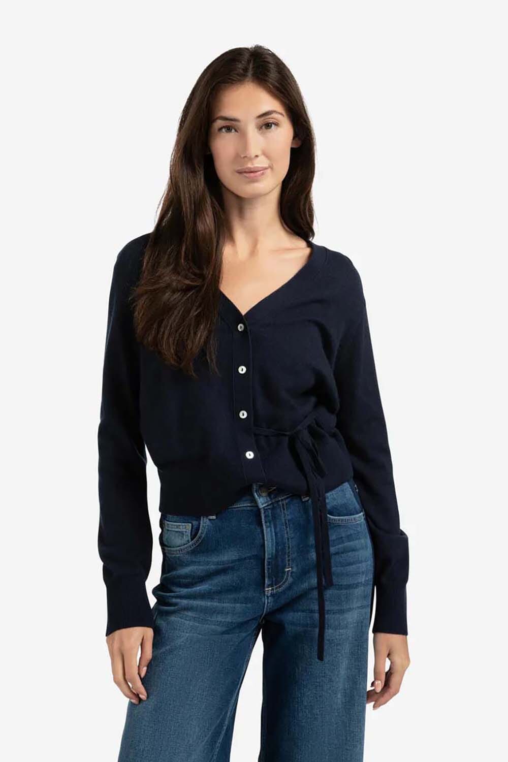 Yaya Cardigan  Blauw