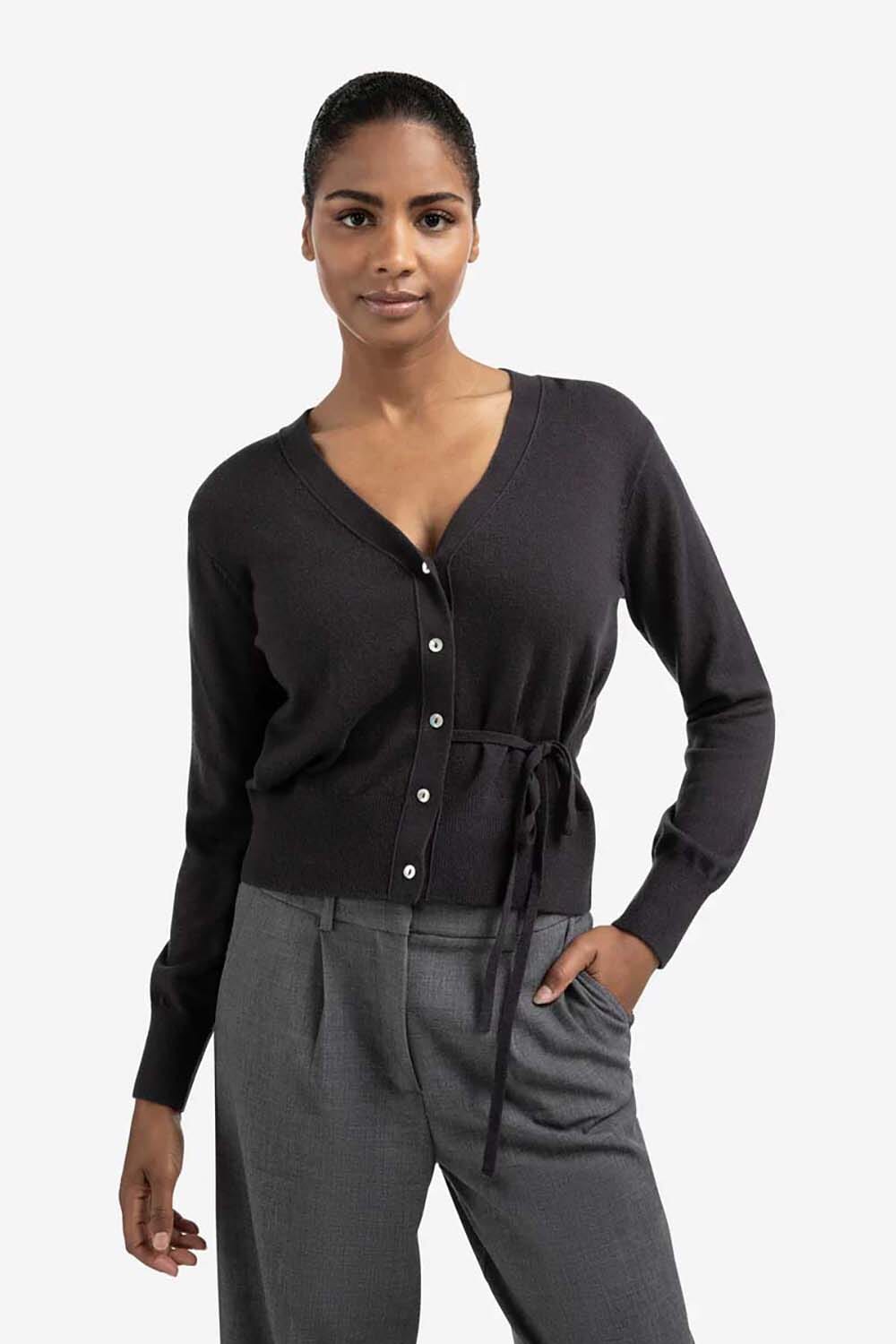 Yaya Cardigan  Zwart
