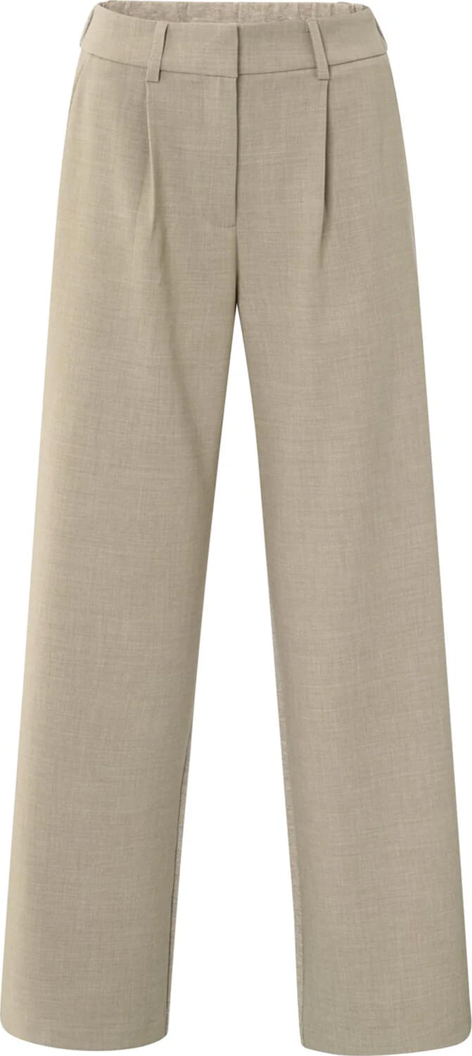 Yaya Broek met wijde pijpen Bruin