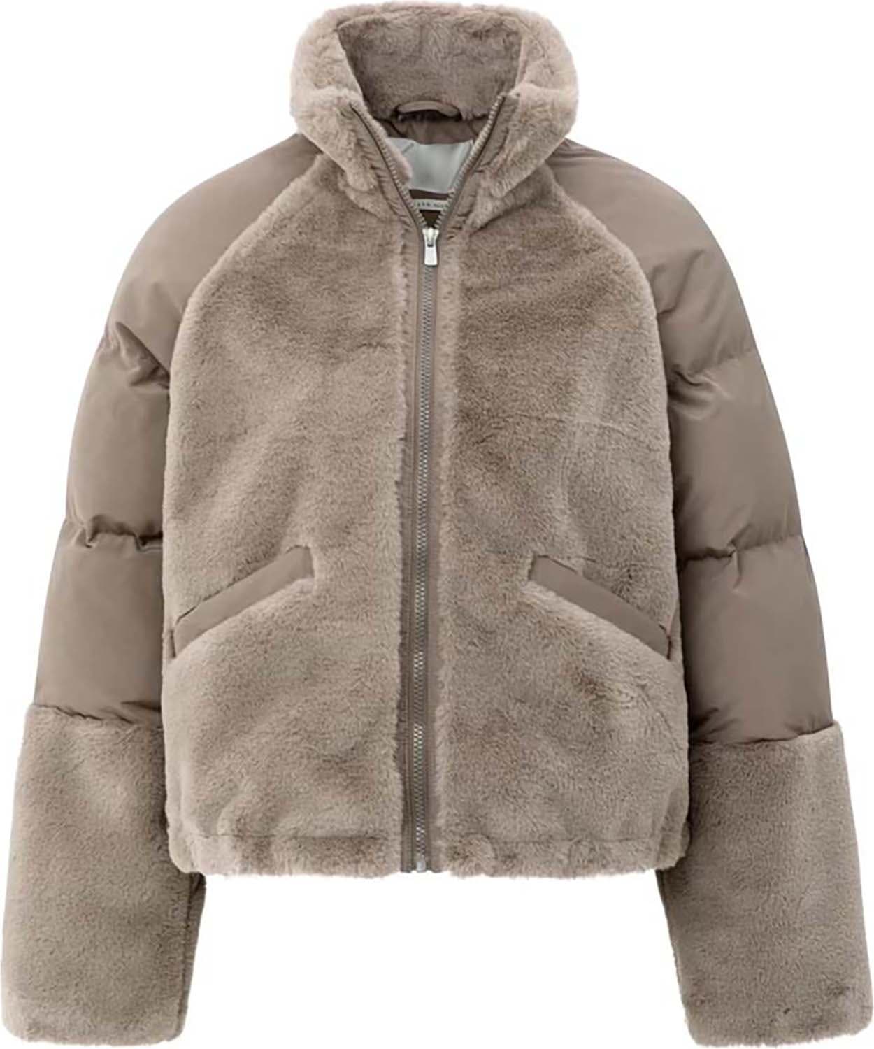 Yaya Jas Faux Fur  Bruin