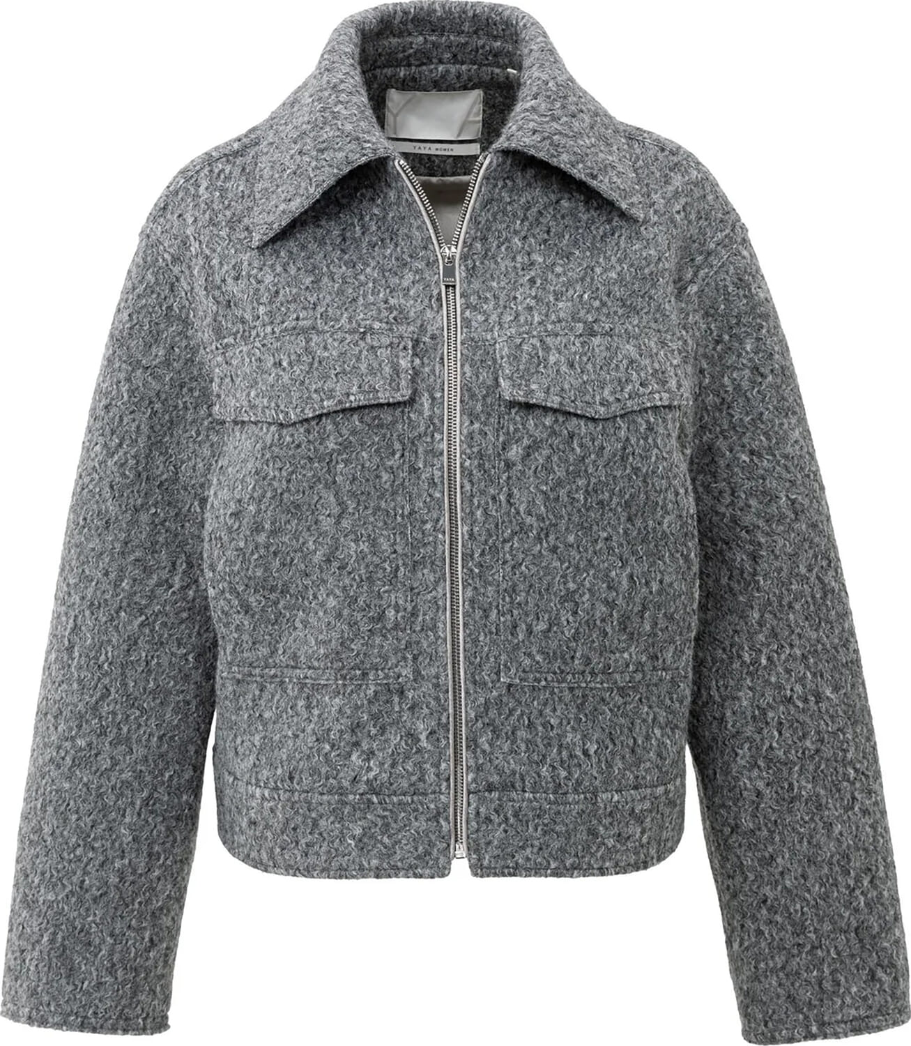 Yaya Jas boucle  Zwart