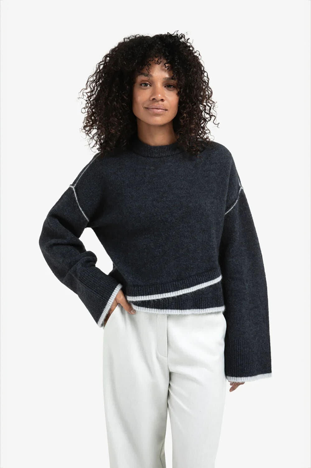 Yaya Sweater Blauw