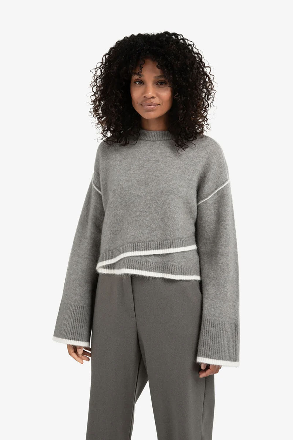 Yaya Sweater Grijs