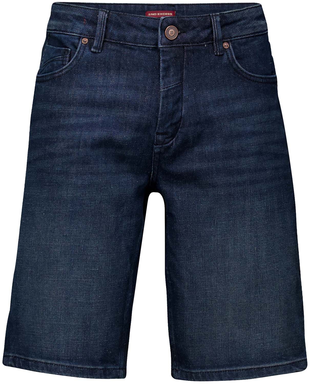 No Excess Short Denim Stretch Blauw
