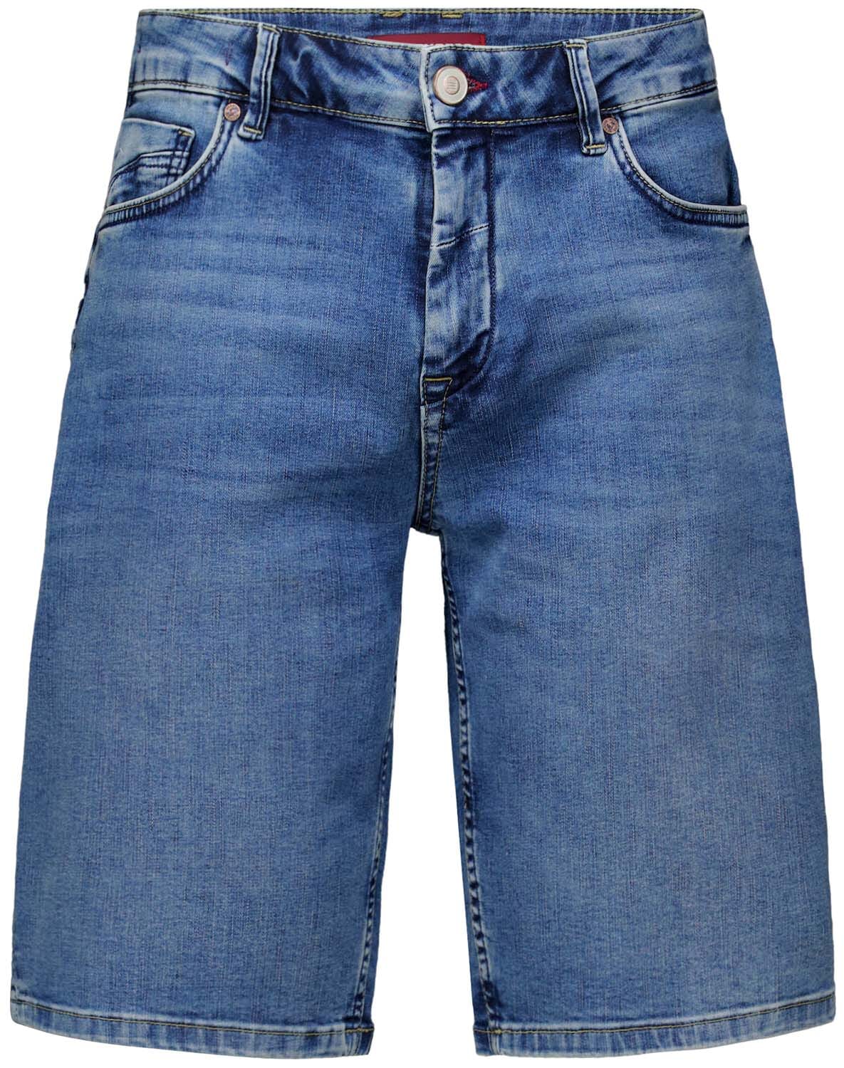 No Excess Short Denim Stretch Blauw